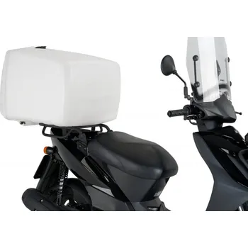 Zavazadlo na motocykl Vrchní kufr PUIG MEGA BOX 2328B bílá 100l, se zámkem
