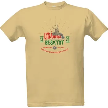 Tričko s potiskem Lysá hora královna Beskyd pánské