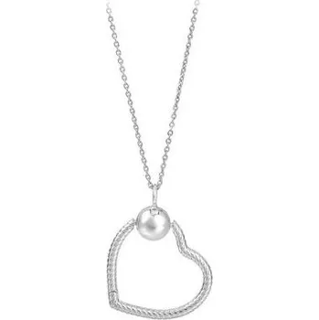 Náhrdelník řetízek srdce pro přívěsky stříbrný