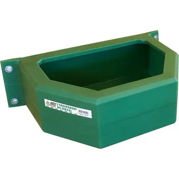 napáječka pro hospodářská zvířata Plastový nástěnný krmný a napájecí žlab pro koně La GÉE 21 l, rozměry 44 x 35 x 16 cm