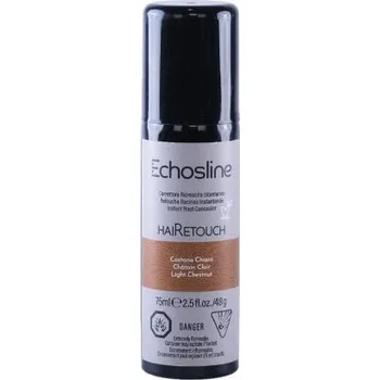 Barva na vlasy Echosline Hair Retouch Light Chestnut - Korektor na vlasy světle hnědá 75 ml