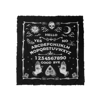 Šátek Šátek velký Ouija Spirit Board - Skeleton Hands