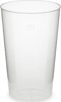 Jednorázové nádobí WIMEX PP kelímek vratný bílý 500 ml 30 ks