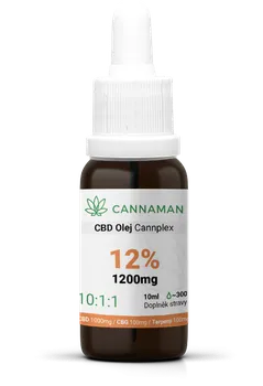 CBD Cannaman CBD olej Cannplex 12 % 1200 mg 10 ml