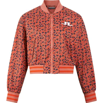 Dámský bomber J.Lindeberg Audrey Golf Jacket Print L, Faded Rose Animal, dámské