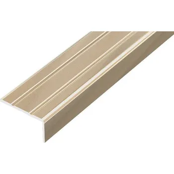 Podlahová lišta NOVÁK Schodová lišta 10x25 elox champagne samolepící, 2,7m AAHAE B250010-C-SK
