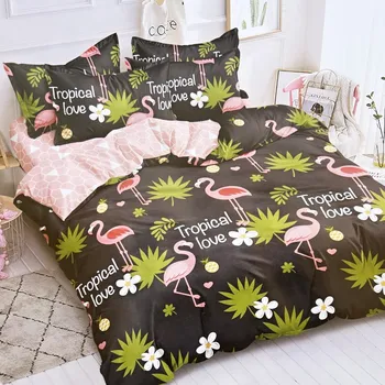 Povlečení Numberoplus Bavlněné povlečení jednolůžkové -Tropical Love