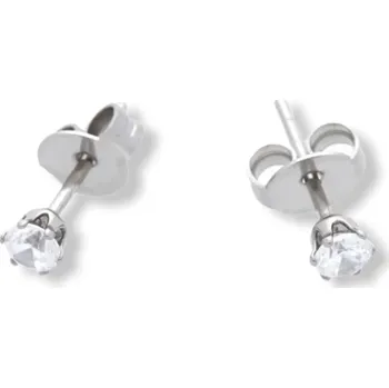 Náušnice Náušnice tečka na puzetu bílé