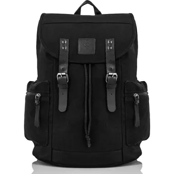 Městský batoh Paolo Peruzzi Pánský textilní batoh na notebook PAOLO PERUZZI; černá