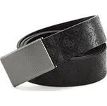 GUESS pánský pásek Logo-Embossed Plaque Belt M
