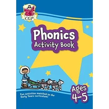 Cizí jazyk New Phonics Activity Book for Ages 4-5: perfect for home learning - CGP Books