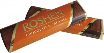 Čokoládová tyčinka ROSHEN Mléčná čokoládová tyčinka 40 g karamel