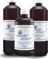 Koloidní stříbro Koloidní stříbro 10 ppm plastové lahve 2 litry + 500 ml 