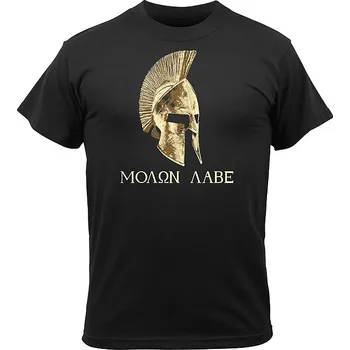 Pánská móda ROTHCO Triko MOLON LABE ČERNÉ velikost: 3XL