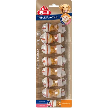 Pamlsek pro psa 8IN1 Triple Flavour XS 7 ks