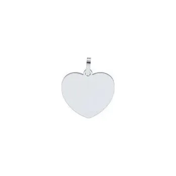 Přívěsek Doria Přívěsek srdce 23x25mm stříbrné z oceli F399