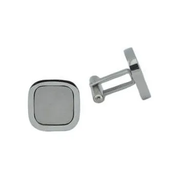 Manžetový knoflíček Doria Manžetové knoflíčky stříbrné z oceli D389