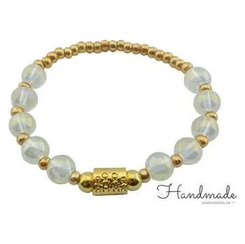 Náramek Doria Náramek FAMILY z průsvitných korálků H039