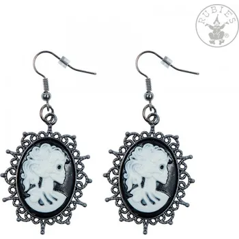 Náušnice Rubies 6100697 Náušnice Gothic portrét lebky