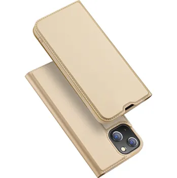 Pouzdro na mobilní telefon Dux Ducis pouzdro Skin Pro Bookcase Apple iPhone 13 Mini (5,4") gold / zlaté
