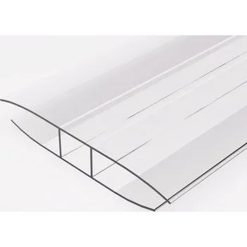 Stavební profil Spojovací polykarbonátový profil H8 Délka: 2000