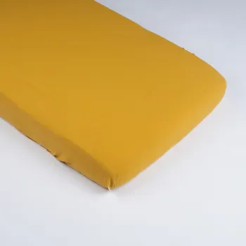 Prostěradlo Tulimese Prostěradlo mušelínové hořčicové VÝBĚR VELIKOSTI PROSTĚRADLA: ROZMĚR 120X60 CM