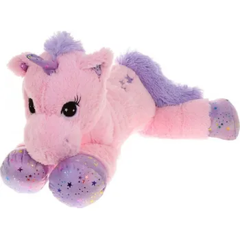 plyšák Plyšový jednorožec ležící 78cm 1711-0667 růžový