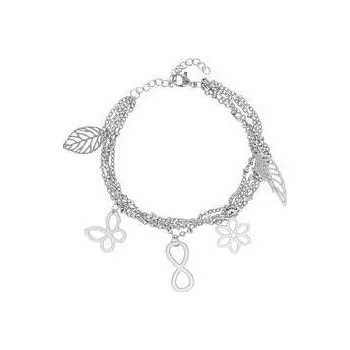 Náramek Doria Náramek ANGEL stříbrný z chirurgické oceli N347