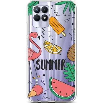 Pouzdro na mobilní telefon Kryt Realme 8i silikon Summer (obal neboli pouzdro na Realme 8i)