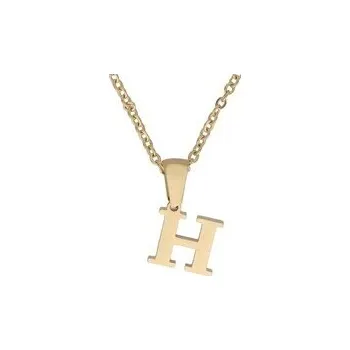 Řetízek Řetízek s písmenem H zlatá ocel