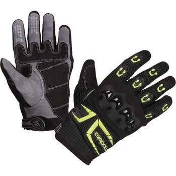 Moto rukavice Rukavice MODEKA MX Top Black / Fluo Yellow - 7