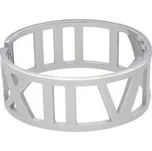 Doria Náramek stříbrný z oceli s římskými čísly L453