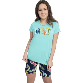 Dívčí pyžamo Dívčí pyžamo Italian Fashion Fruit 146/152 Modrá