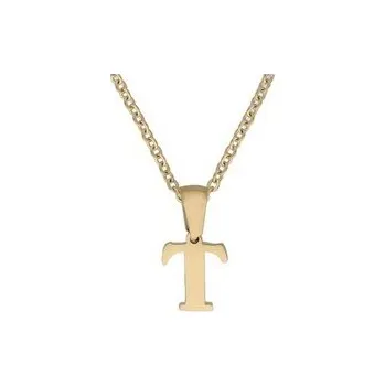Řetízek Řetízek s písmenem T zlatá ocel