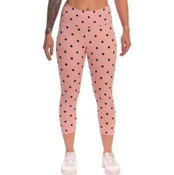 Dámské kalhoty Dámské legíny Meatfly Edna 2022 Pink Dots S