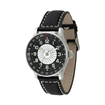 Hodinky ZENO-WATCH BASEL P554WT-b1 X-Large Pilot World Timer