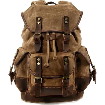 Sportovní batoh Vintage batoh Kansas 20l, hnědý