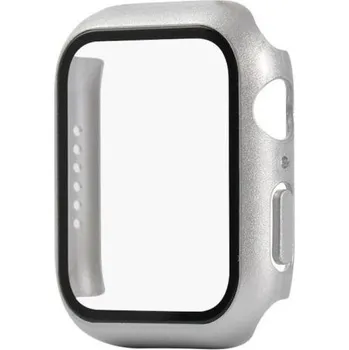 Ochranné pouzdro s tvrzeným sklem pro Apple Watch 42mm - stříbrné