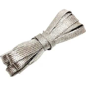 Tkaničky do bot Tkaničky do bot nebo do mikiny, jeden pár - Stříbrné, 110 cm