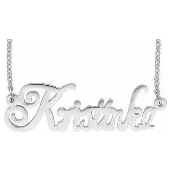 Řetízek Doria Řetízek z oceli se jménem KRISTÍNKA stříbrná