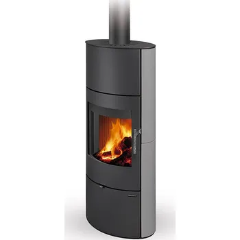 Krbová kamna ROMOTOP SONE 05 A keramika silver 54505 - keramická krbová kamna s možností akumulace