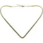 Náhrdelník pevný z oceli zlatý P014