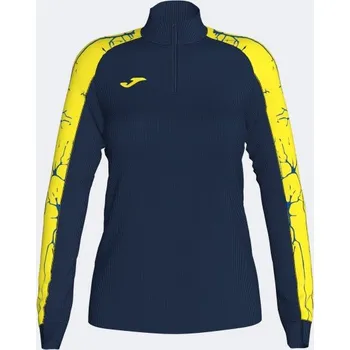 Pánská mikina Běžecká mikina dámská Joma Elite IX Velikost: 4XS, Barva: tm.modrá/žlutá