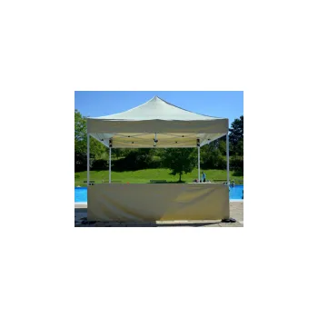 Zahradní stan Polobočnice na nůžkový stan - délka 3m červená