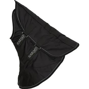 Deka pro koně Catago Krční díl k terapeutické dece FIR-Tech CATAGO, 150 g, černý Délka zad: 125 cm