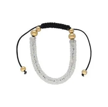 Náramek Doria Náramek na šňůrce z průsvitných krystalů L462