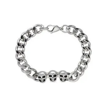 Náramek Doria Náramek "LEBKA" z oceli stříbrný L414