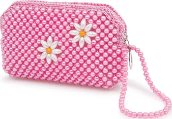 Kosmetická taška Small Foot Taštička z perel 2 ks růžová
