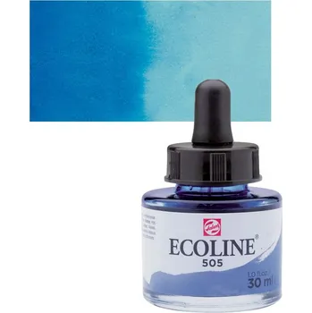 ROYAL TALENS Akvarelový ECOLINE Aquarell Ink 30ml, 505 ultramarine light
