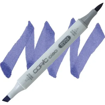 Lihová fixa COPIC Ciao oboustranná Brush & Chisel, BV04 Blue berry